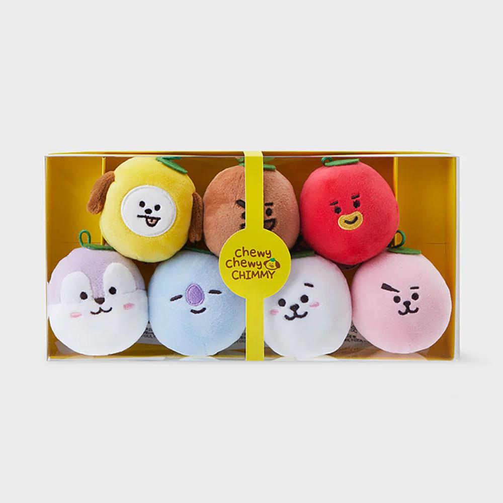 BT21 - BT21 chewy chewy CHIMMY もちもちミニまんまるぬいぐるみ BT21 CHEWY CHEWY CHIMMY Squishy Plush Toy Set – MoreFun