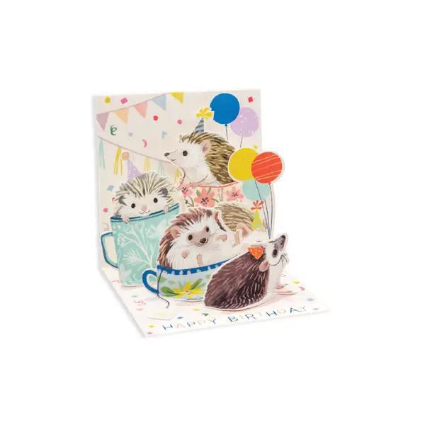 Hedgehog Mini Pop-up Birthday Card