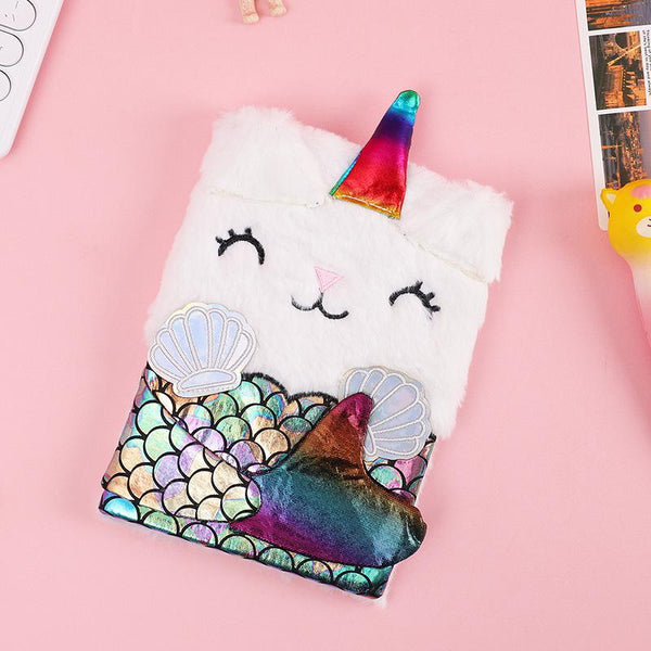 Plush Unicorn Notebook
