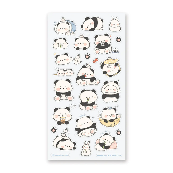 Panda & Bun Pals Sticker Sheet