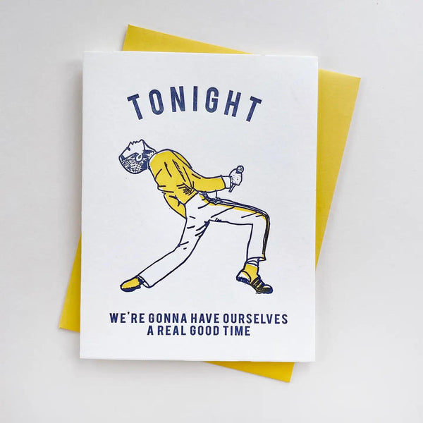 Freddie Birthday - Letterpress Birthday Greeting Card