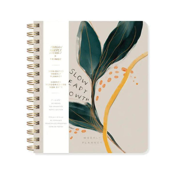 Weekly Non-dated Planner - Mhn Slow Steady Growth
