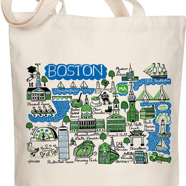 Boston Boutique Map Art Tote
