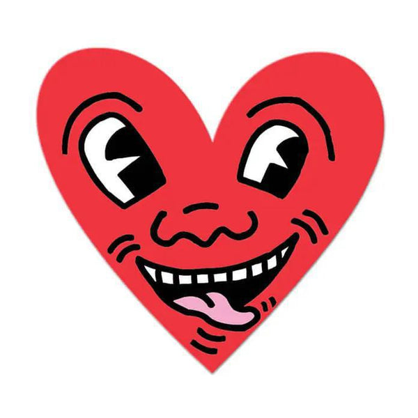 Heart by Keith Haring (Back to School) - Die-Cut Sticker