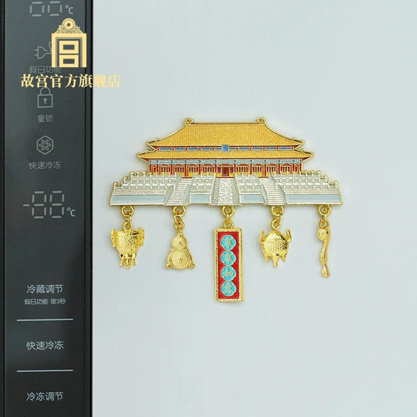The Palace the Hall of Supreme Harmony Fridge Magnet V2 故宫太和殿福禄如意冰箱贴（升级款）