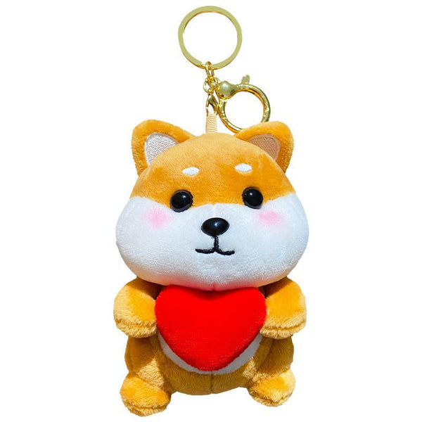 Plush Shiba Inu Keychain