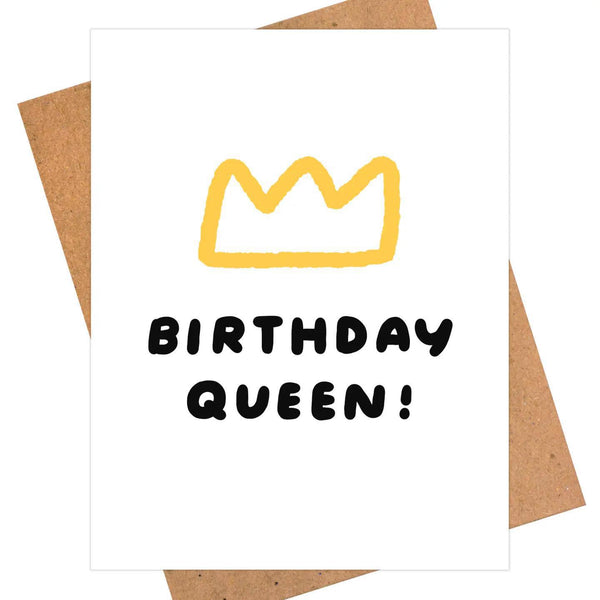 Cute Birthday Queen Card