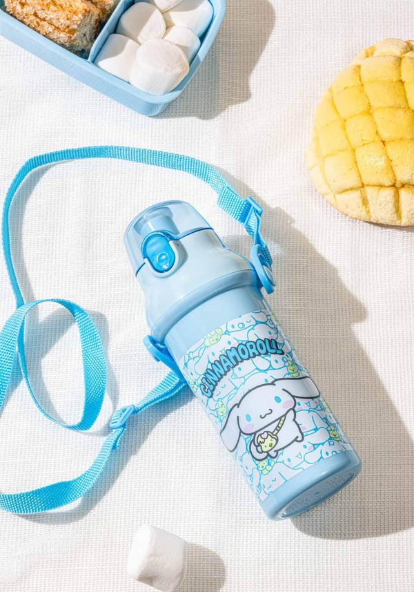 Skater: Cinnamoroll Water Bottle with Strap 16.23oz (Friends)