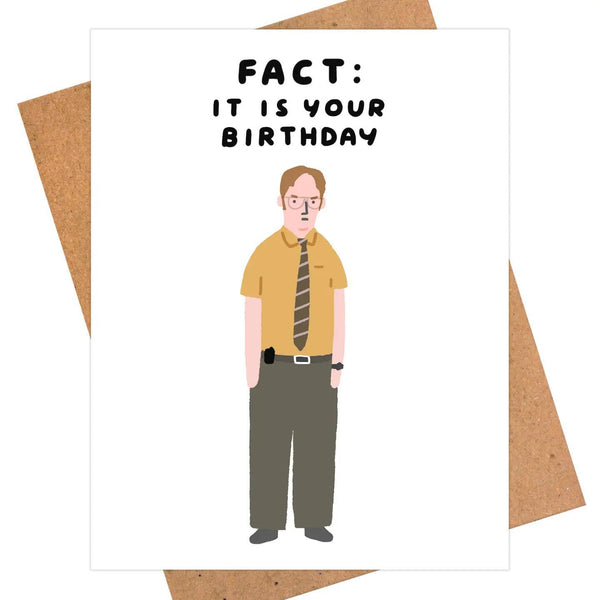 Dwight Schrute Birthday Card - Pop Culture Greeting Card