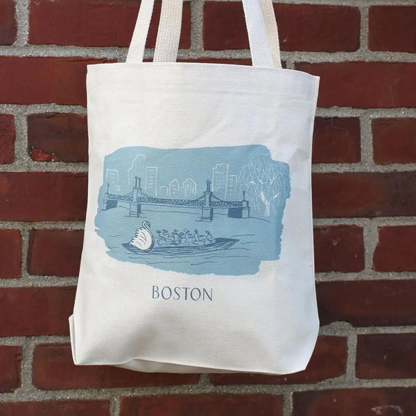 Boston Cityscape Tote Bag
