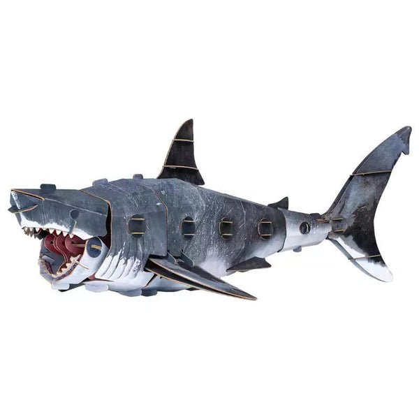 Splicing paper mold -  great white shark