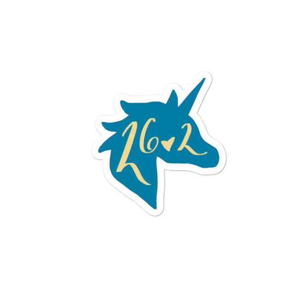 26.2 Unicorn Sticker
