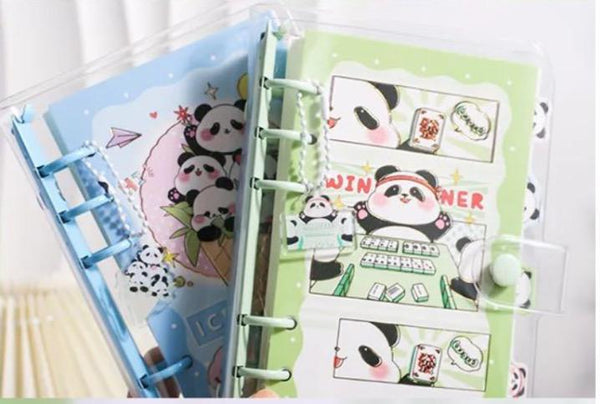 Panda Rolling Loose-leaf Notebook
