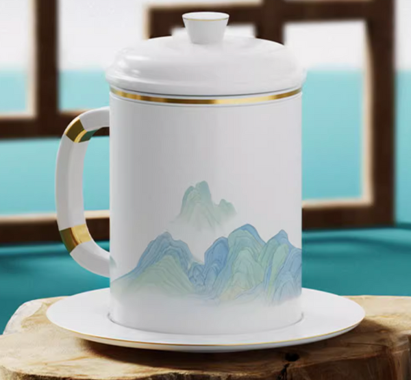 The Palace Thousands Mountains And Rivers Business Cup Set 千里江山 办公杯套装