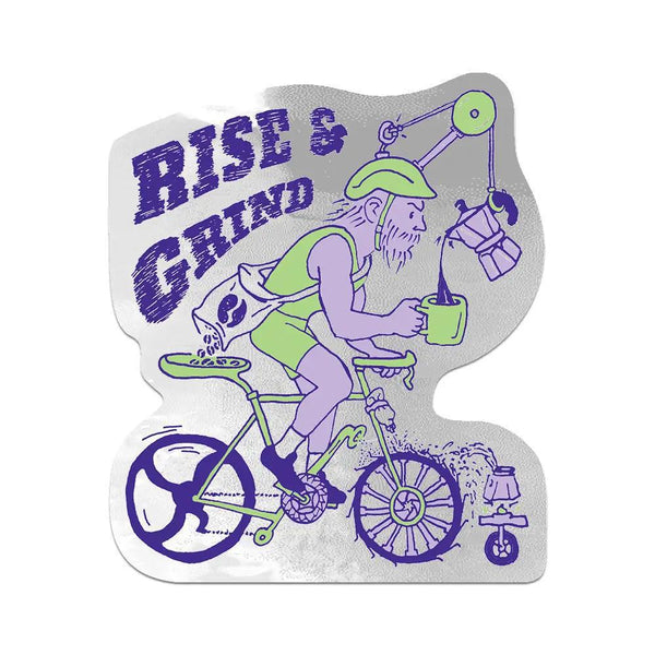Rise and Grind by Apply - Die-Cut Sticker