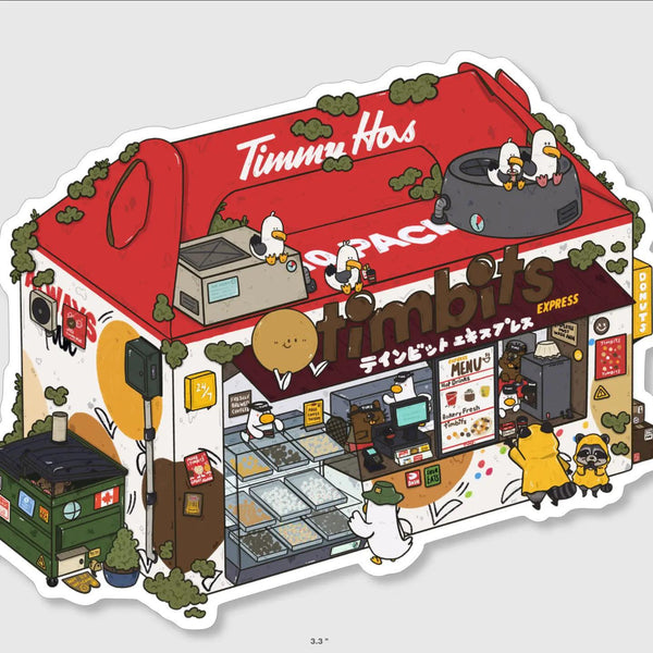 Timmy Ho's Express Vinyl Sticker