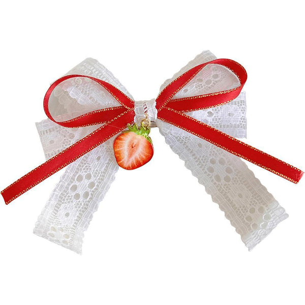Red Bowknot Hairpin