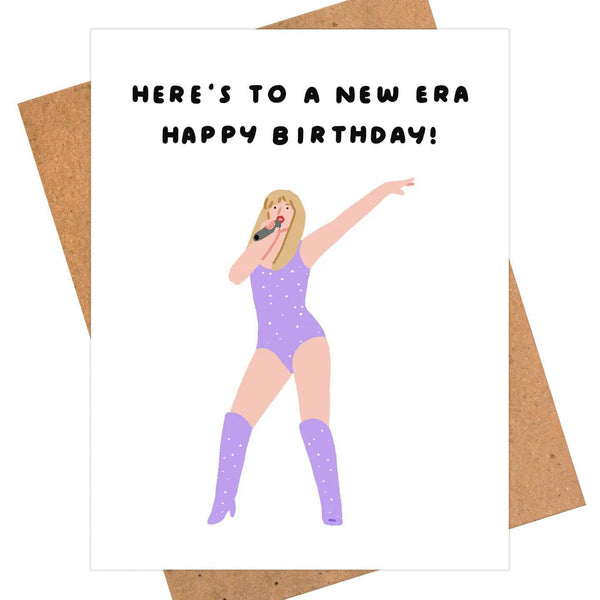 Taylor Swift New Era - Pop Culture Birthday Card