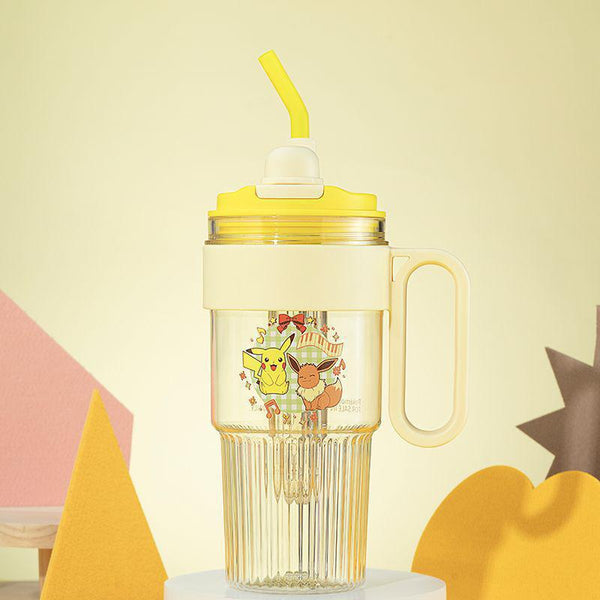Pikachu  Straw Cup With Tea Strainer 1100ML