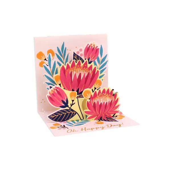 Protea Mini Pop-Up Card