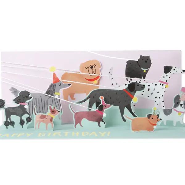 Dog Walker Birthday Pop-Up Card