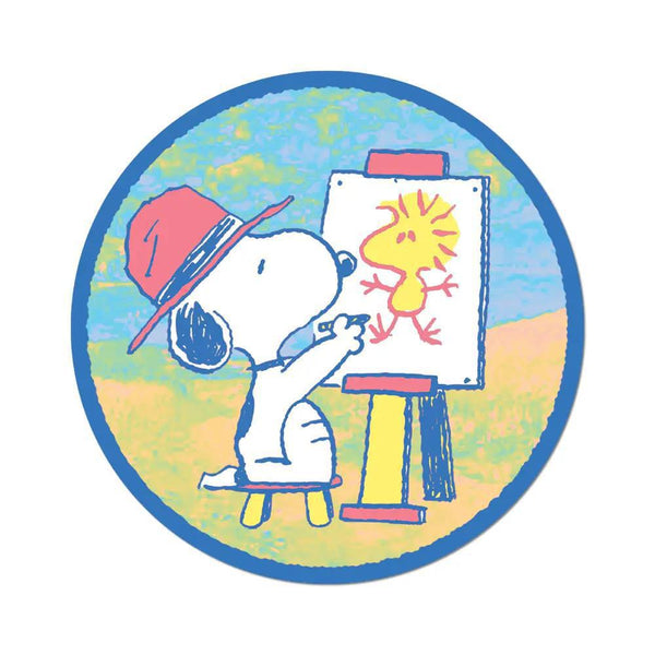 Painting Snoopy - Die-Cut Sticker