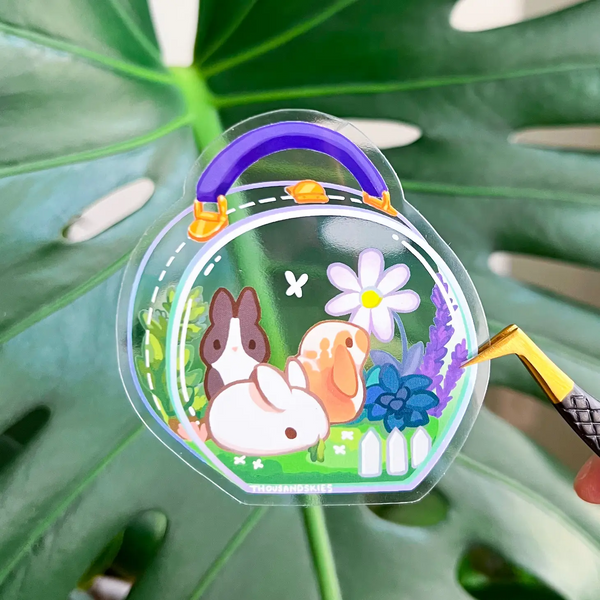 Vinyl Sticker (Transparent) First Meadow Kit