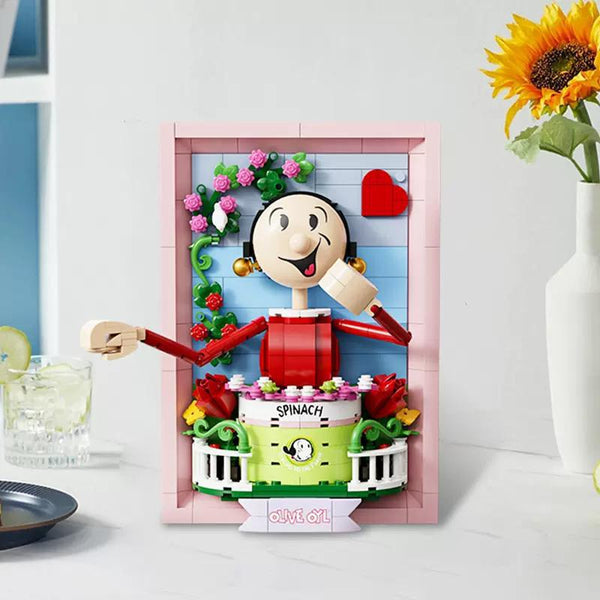 Olive 3D Picture Building Block