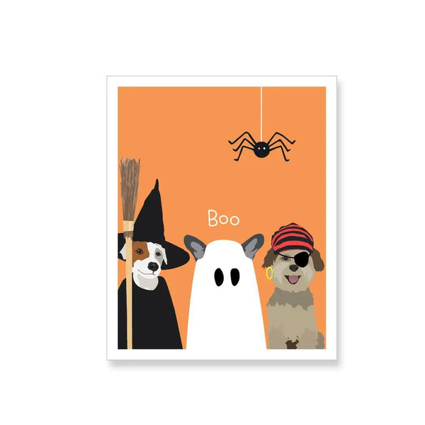 Halloween Dogs in Costume Vinyl Sticker