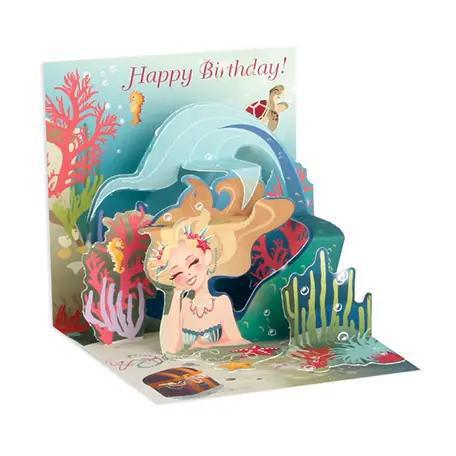 Mermaid Mini Pop-Up Card