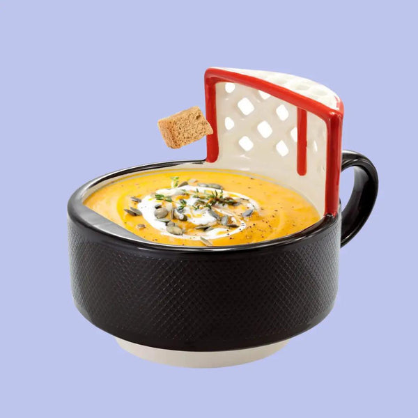 The Hockey Mug with a Net - Dishwasher Safe, Ceramic