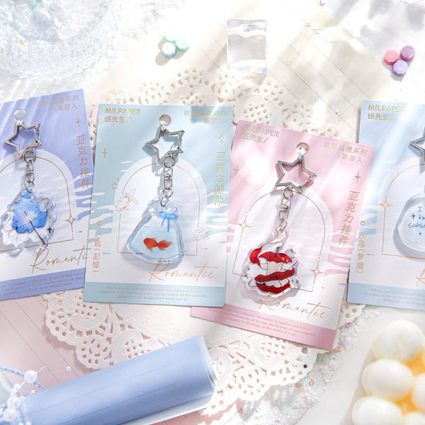 Mr.Paper Romantic Series  Acrylic Pendant