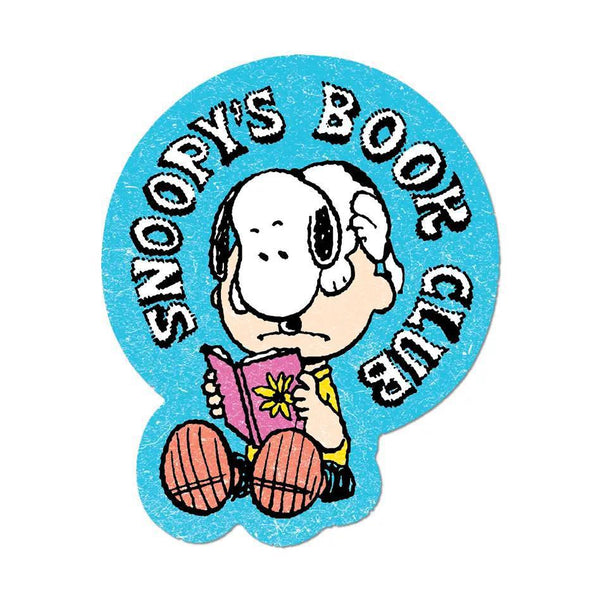 Snoopy's Book Club - Die-Cut Sticker