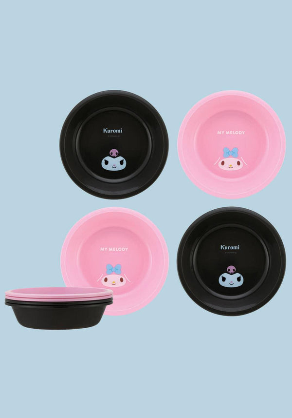 My Melody & Kuromi Bowl 4pcs Set