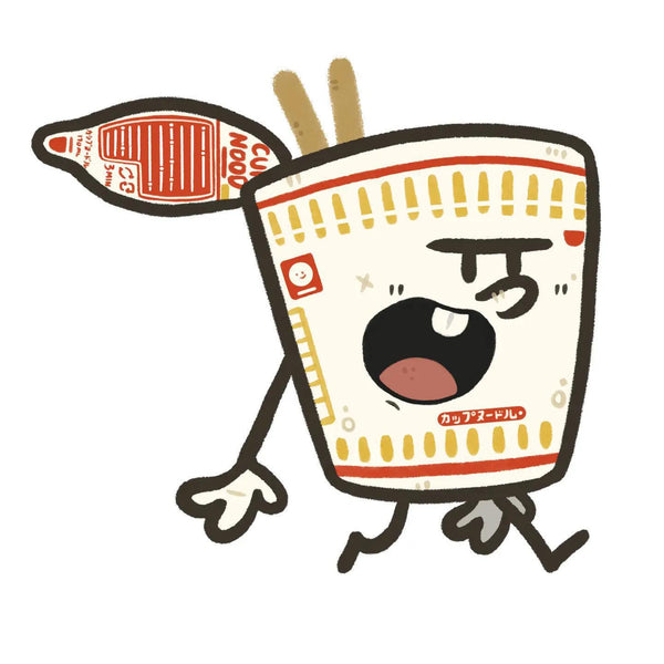 Cup Noodle San Vinyl Sticker