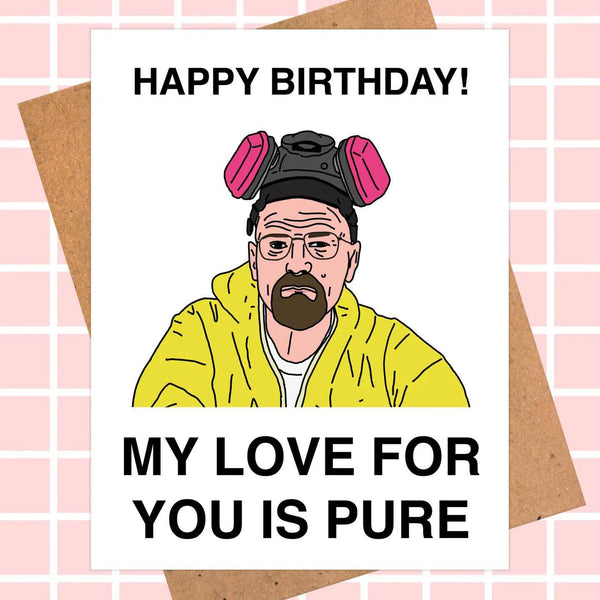 Breaking Bad Birthday Card - Walter White