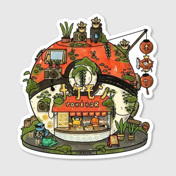 PokeBar Vinyl Sticker