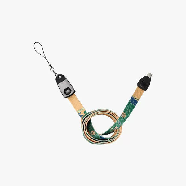 The Palace Cat USB cable (Type-C) 宫喵赏莲 挂绳数据线（金碧-Type-C接口）