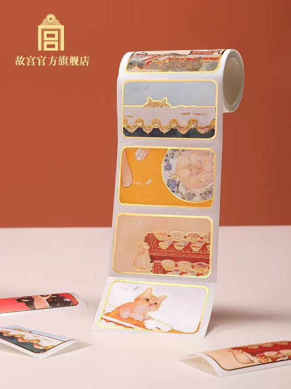 The Palace Cat Sticker Set 宫猫纳福 卷卷贴纸