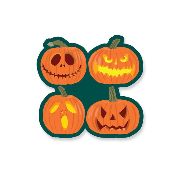 Halloween Jack-o-lanterns Vinyl Sticker