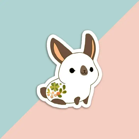 Vinyl Sticker Himalayan Rabbit