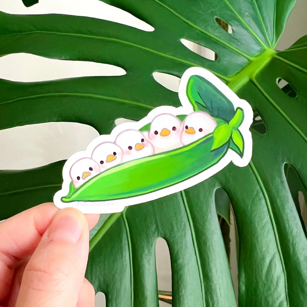 Vinyl Sticker Peapod Duckies