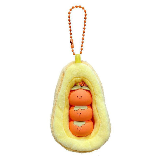 Plush Good Things Happen Keychain