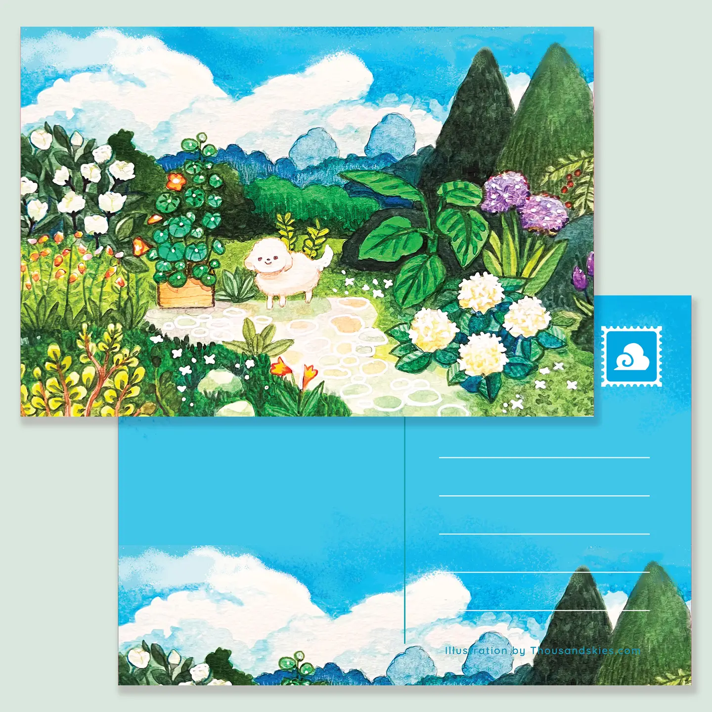 Postcard Secret Postcard Secret Garden – MoreFun