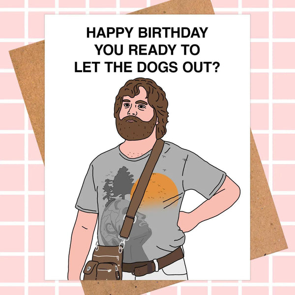 Pop Culture Funny Birthday Card - Alan The Hangover