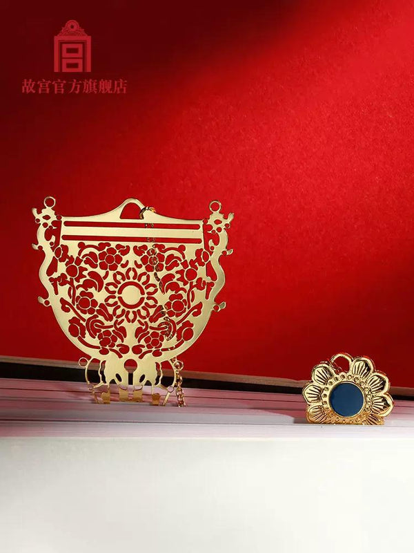 The Palace Golden Royal Cup Metal Bookmark 金瓯永固书签