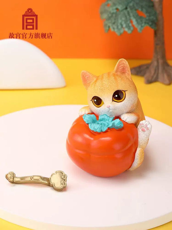 The Palace May Everything Go with Your Wish Cat Ornament 事事如意纳福猫摆件